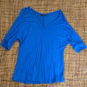 Apt. 9 Bright Blue Short Sleeve Top